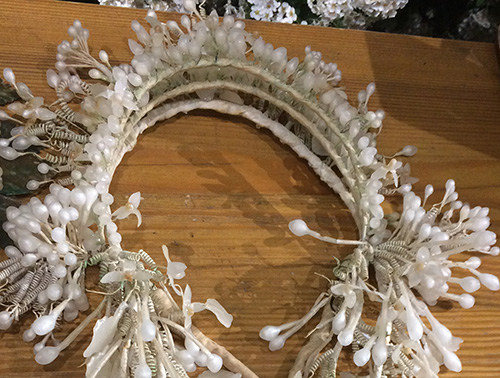 Ukrainian bridal wreaths – vintage wedding headdresses from museum collections