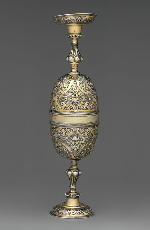 Double cups or trussing cups – typical 16th-17th-century wedding gift
