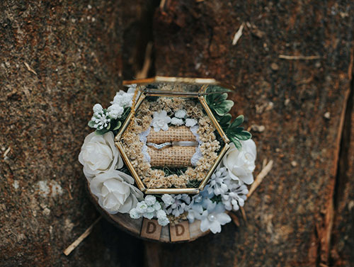 Wedding rings holders ideas for your inspiration