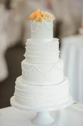 Wedding trend 2023 – textured wedding cakes