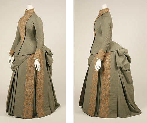 wedding ensemble from the late 19th century