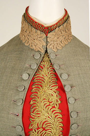 wedding costume from the late 19th century