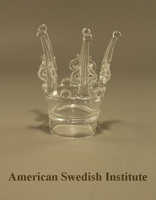 Swedish glass bridal crown