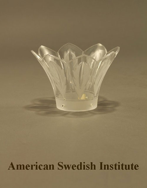 Swedish glass wedding crown