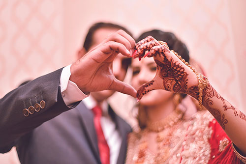 Newlyweds from Pakistan