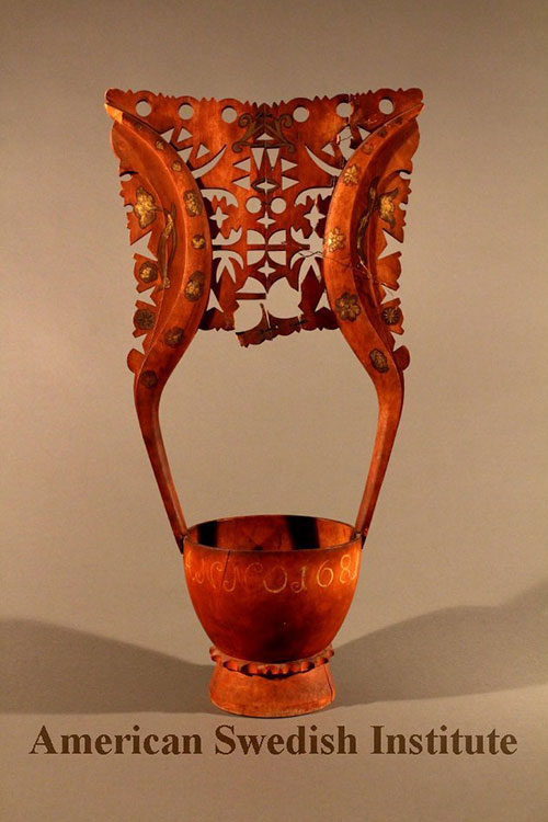 Scandinavian wedding cup from late 17th century