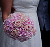 Round wedding bouquet ava