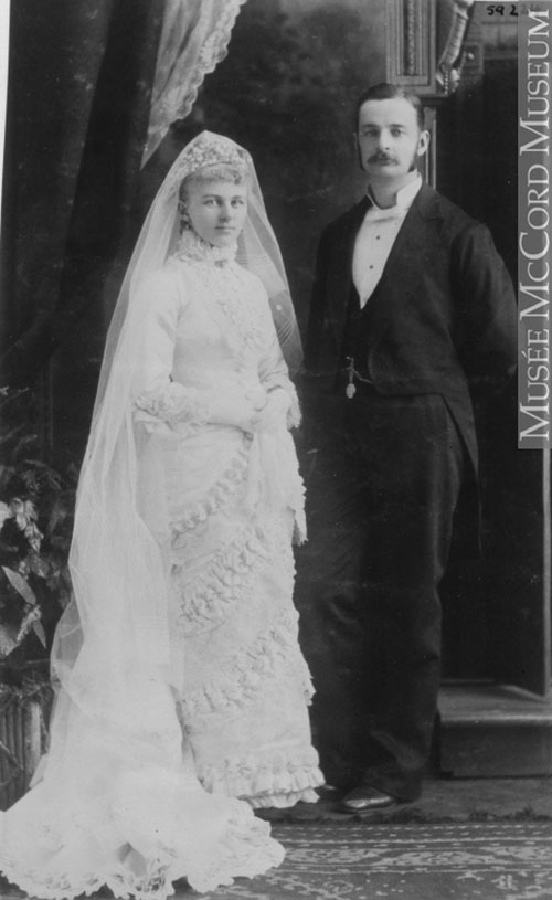 G.W. Craig and his bride, Montreal, Canada 1880