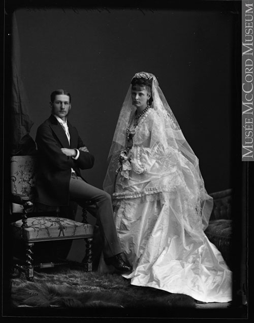 J.R. Hutchins and his bride, Montreal, Canada, 1872