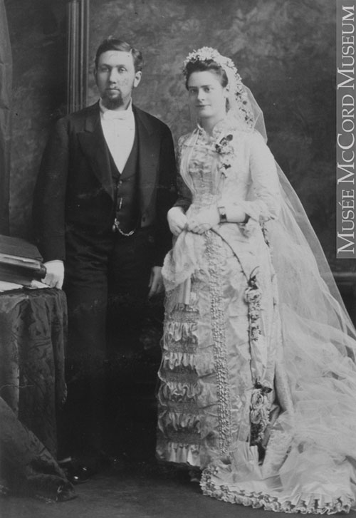 Dr. Cameron and his bride, Montreal, Canada, 1880