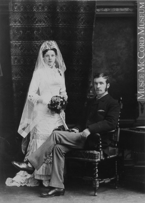 William J. Watson and his bride, Montreal, Canada, 1881