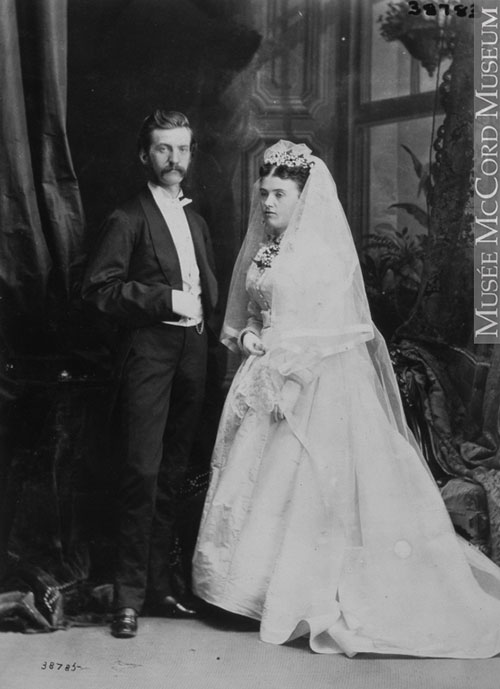 C.M. Alexander and his bride, Montreal, Canada, 1869