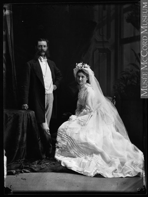 R.G. Livingstone and his bride, Montreal, Canada, 1872