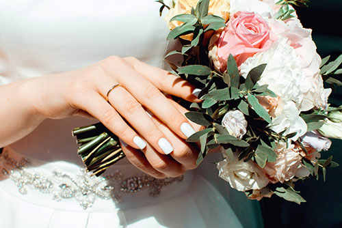 Posy wedding bouquet