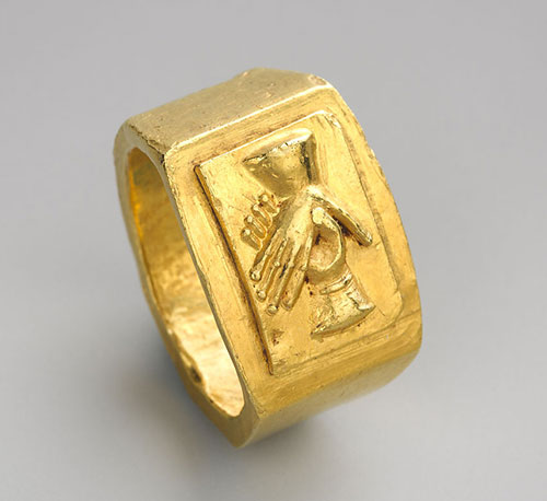 Roman betrothal ring from 3rd century A.D.