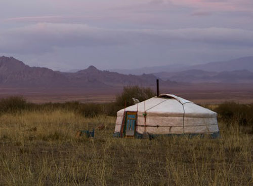 Mongolian newlyweds get a yurt as wedding gift