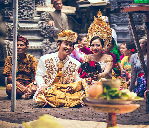 Indonesian bridal headwear