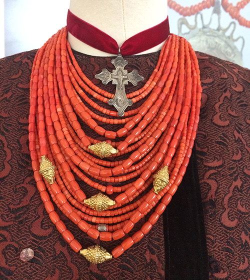 Ukrainian traditional wedding or festive jewelry